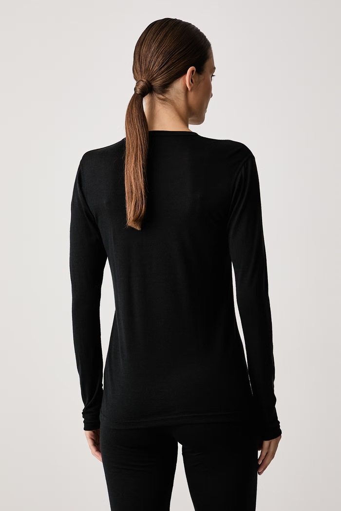 Odzież Devold Longsleeve funkcyjny damski wełniany Breeze Merino PDGO.180.286.A czarny
