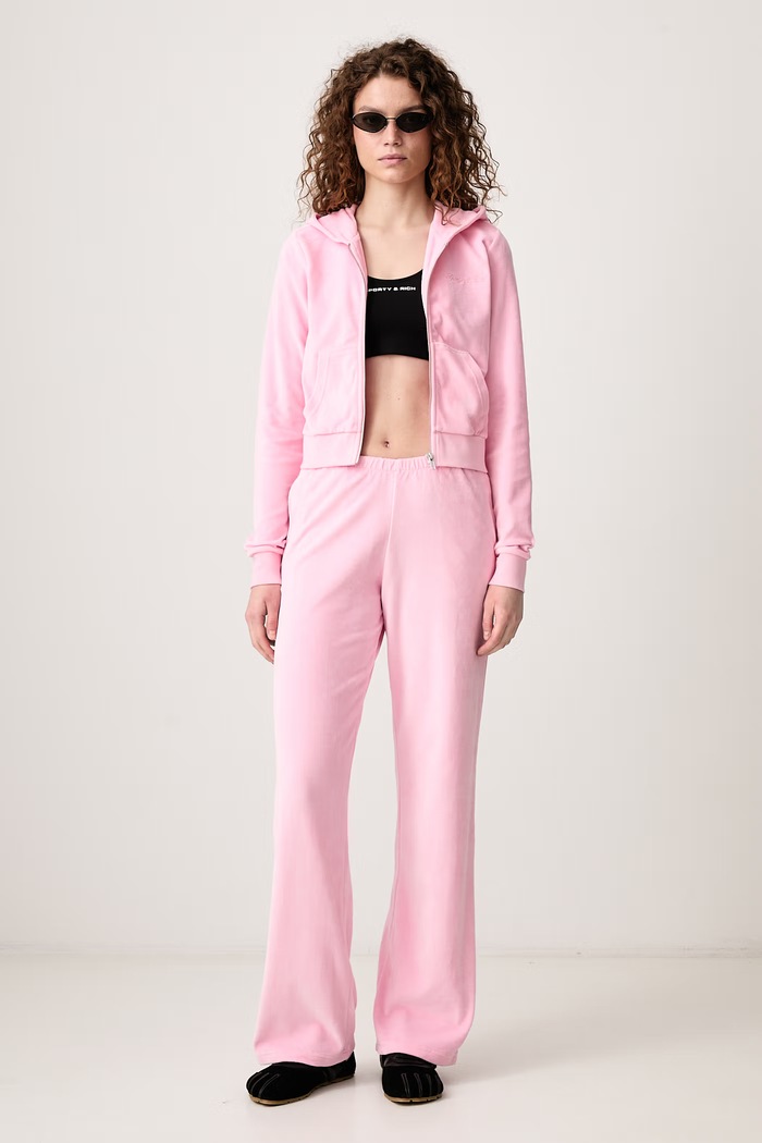 Sporty & Rich Bold Logo biustonosz sportowy TO00388315BA01 czarny AW26