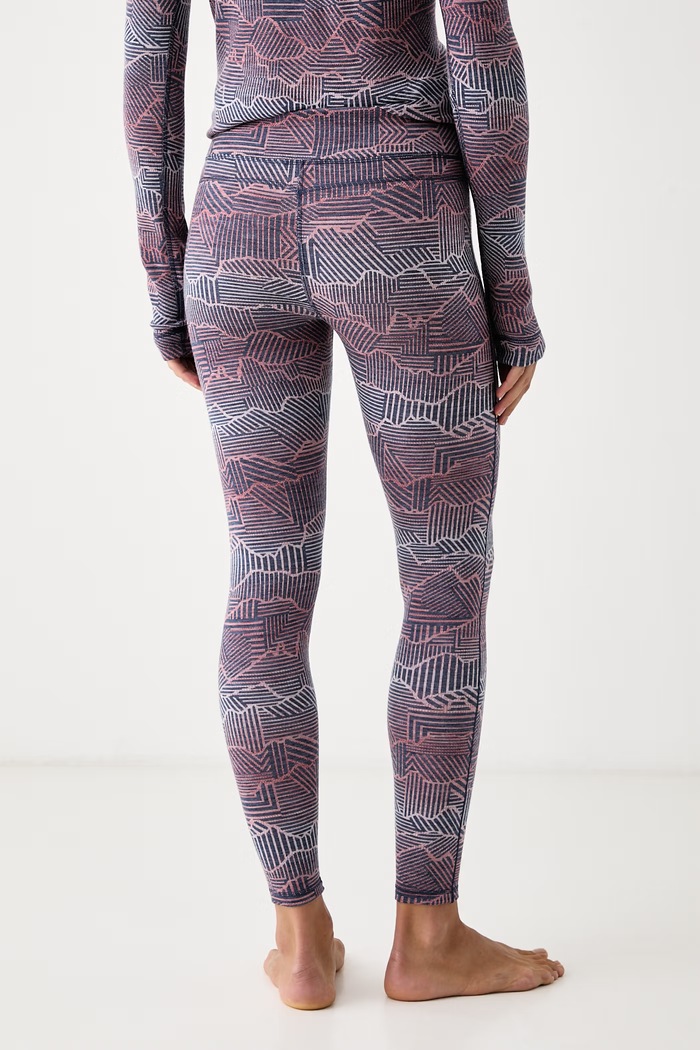 Odzież Smartwool Legginsy funkcyjne damskie z wełny merino SW018809R401 różowy