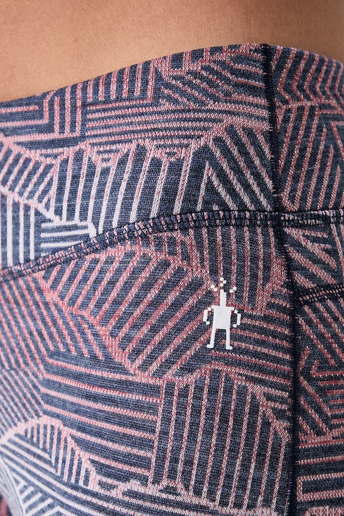 Legginsy funkcyjne damskie z wełny merino Smartwool SW018809R401 różowy