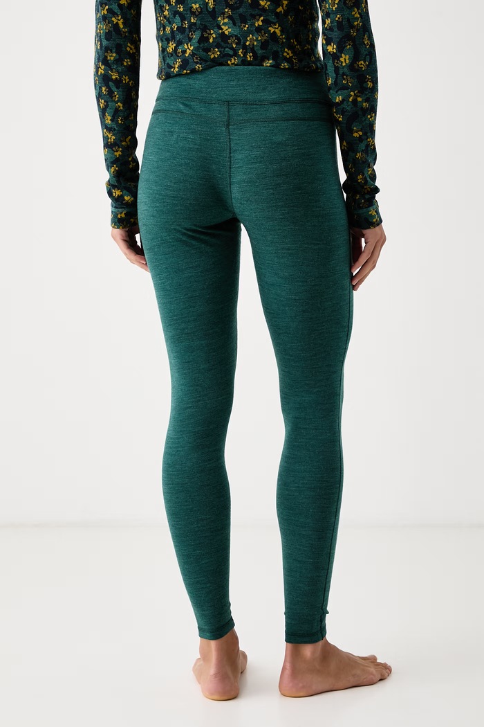 Odzież Smartwool Legginsy funkcyjne damskie z wełny merino SW018809R251 turkusowy