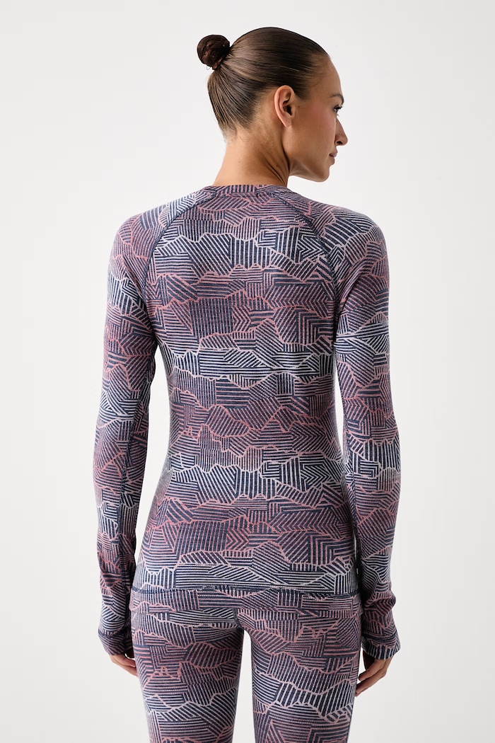 Odzież Smartwool Longsleeve funkcyjny damski z wełny merino SW016370R401 różowy