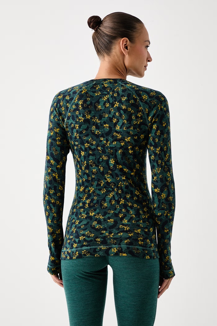 Odzież Smartwool Longsleeve funkcyjny damski z wełny merino SW016370R371 turkusowy