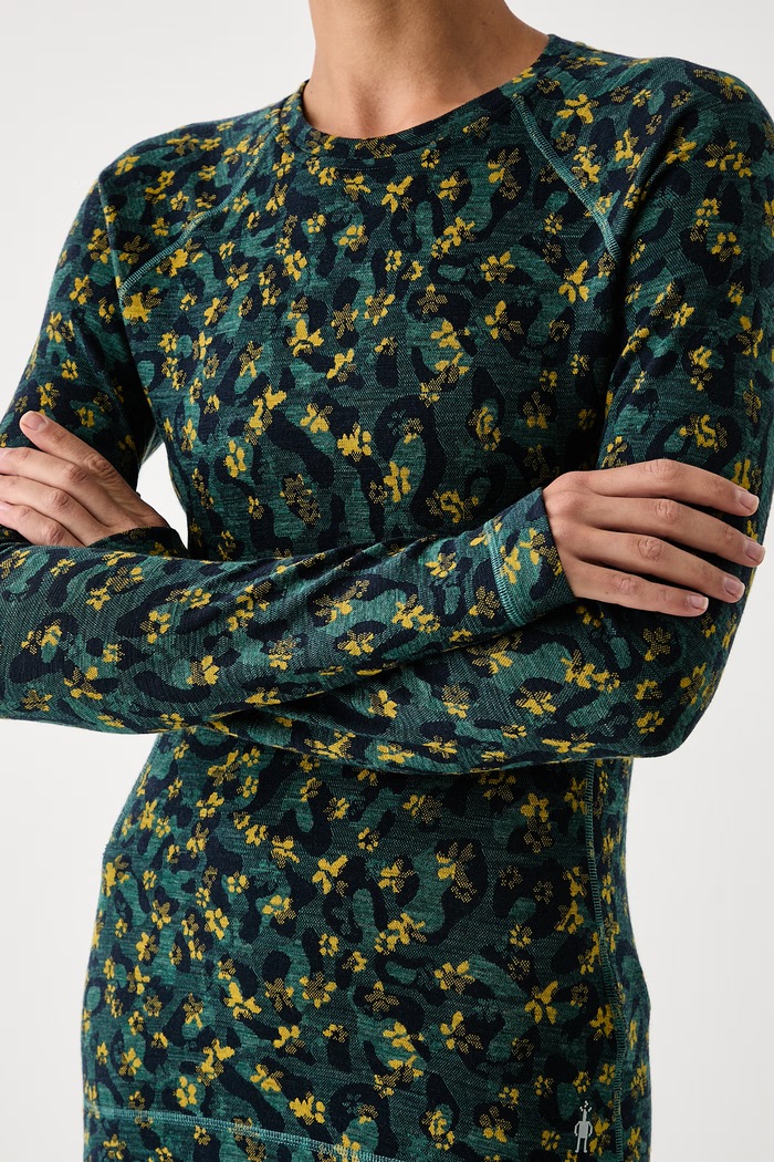 Longsleeve funkcyjny damski z wełny merino Smartwool SW016370R371 turkusowy