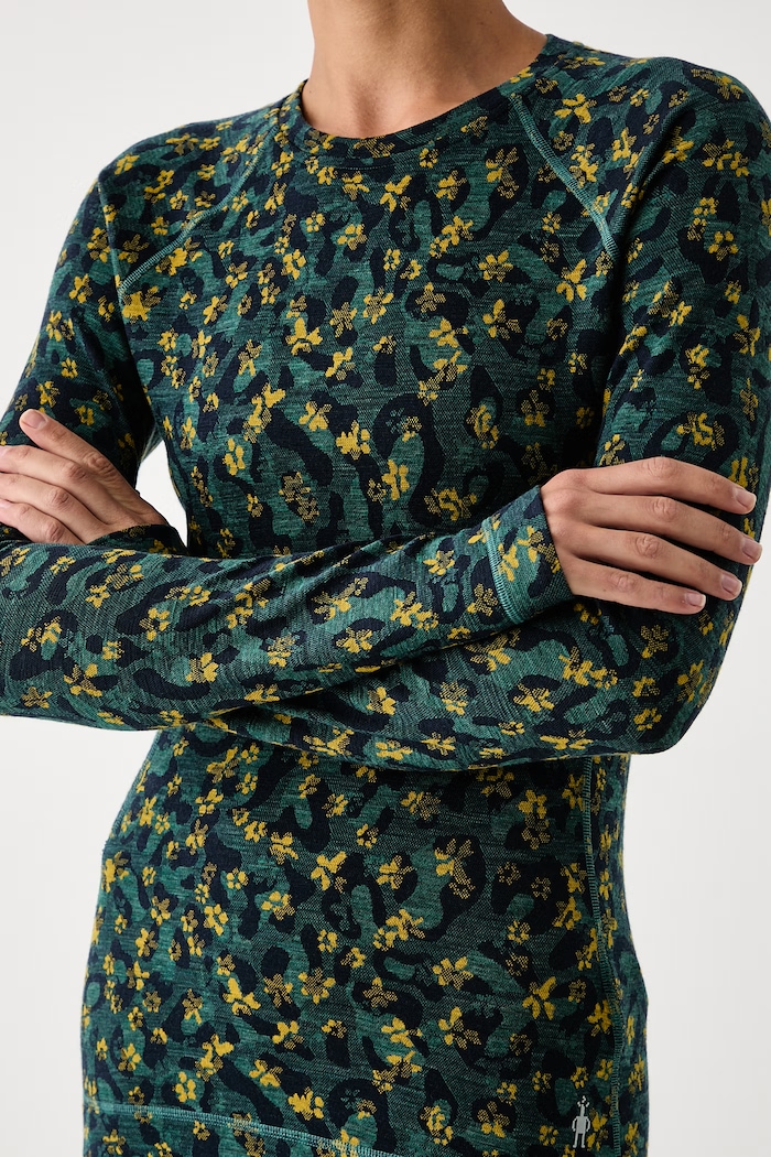 Longsleeve funkcyjny damski z wełny merino Smartwool SW016370R371 turkusowy