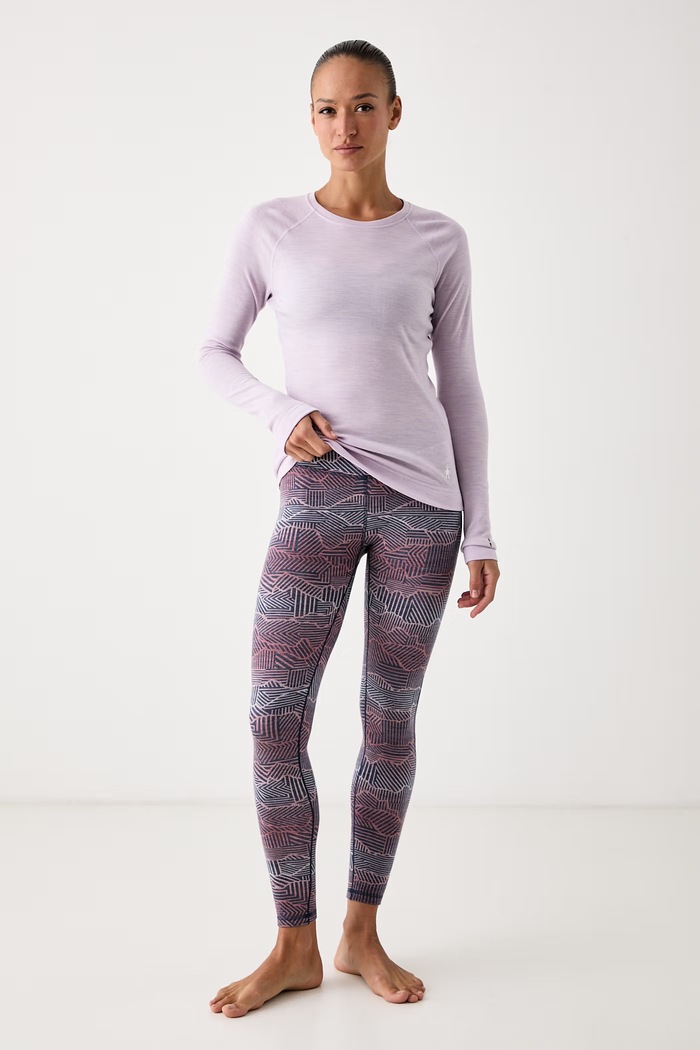 Smartwool Longsleeve funkcyjny damski z wełny merino SW016370R111 fioletowy AW26