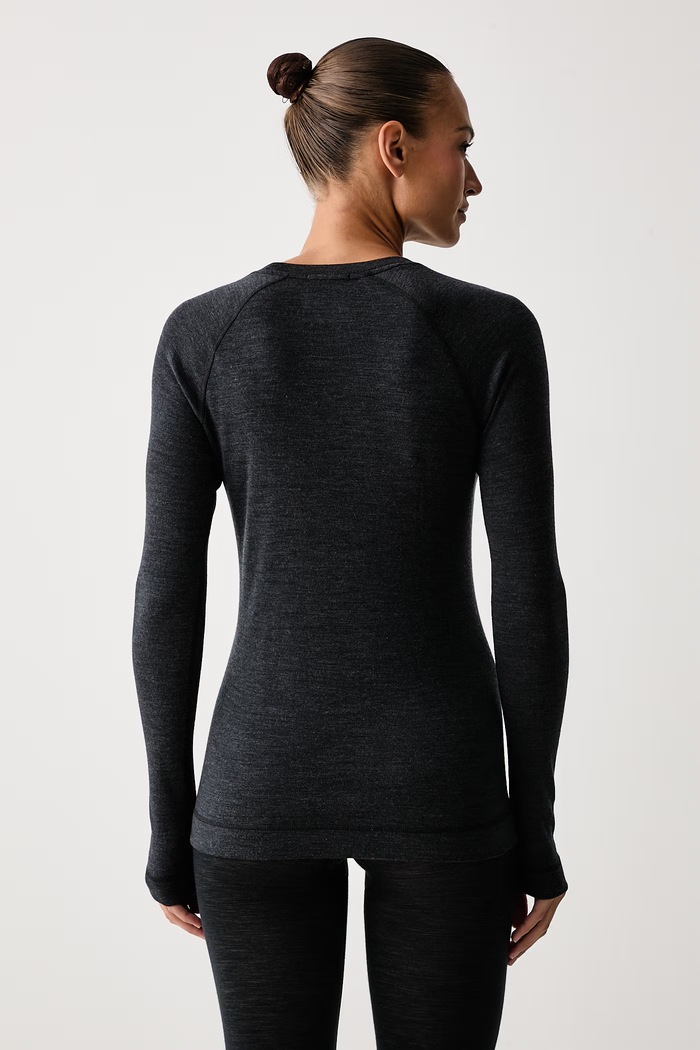 Odzież Smartwool Longsleeve termoaktywny damski z wełny merino SW0163700101 szary
