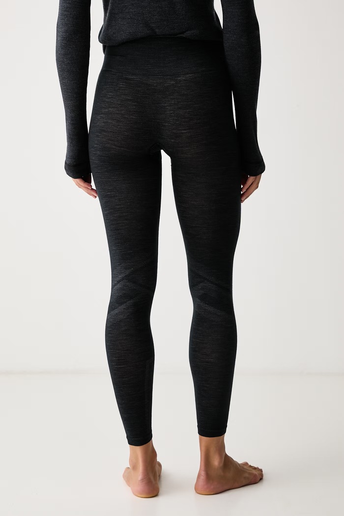 Odzież Smartwool Legginsy termoaktywne damskie z wełną merino SW0030540011 czarny
