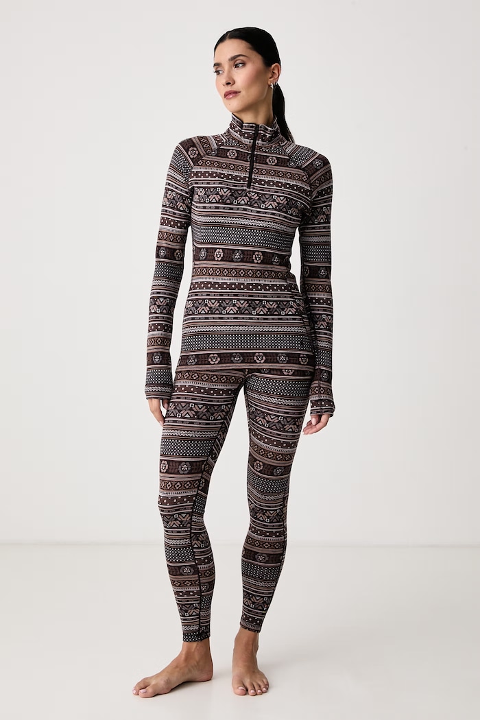 Smartwool Longsleeve termoaktywny damski z wełny merino SW002829R351 brązowy AW26