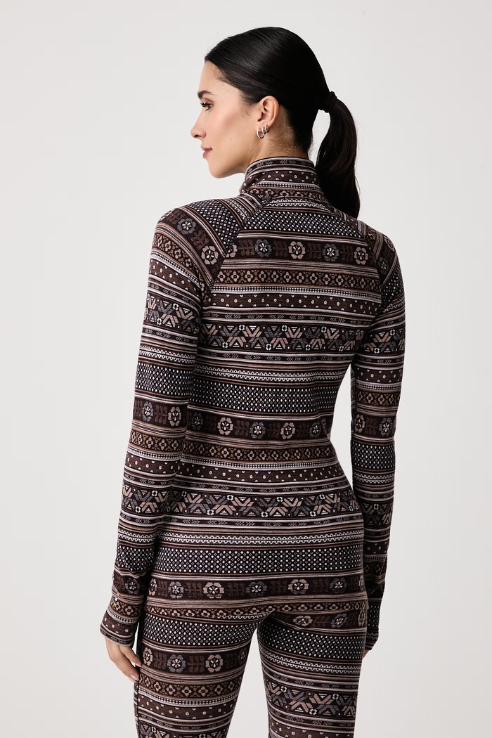 Odzież Smartwool Longsleeve termoaktywny damski z wełny merino SW002829R351 brązowy