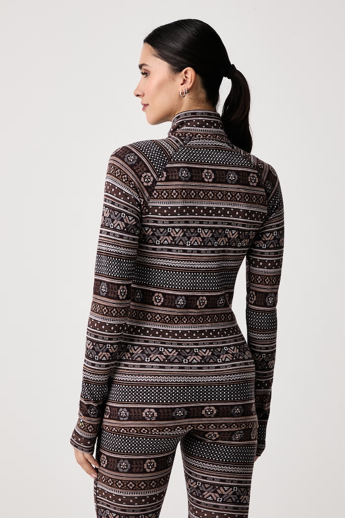 Odzież Smartwool Longsleeve termoaktywny damski z wełny merino SW002829R351 brązowy