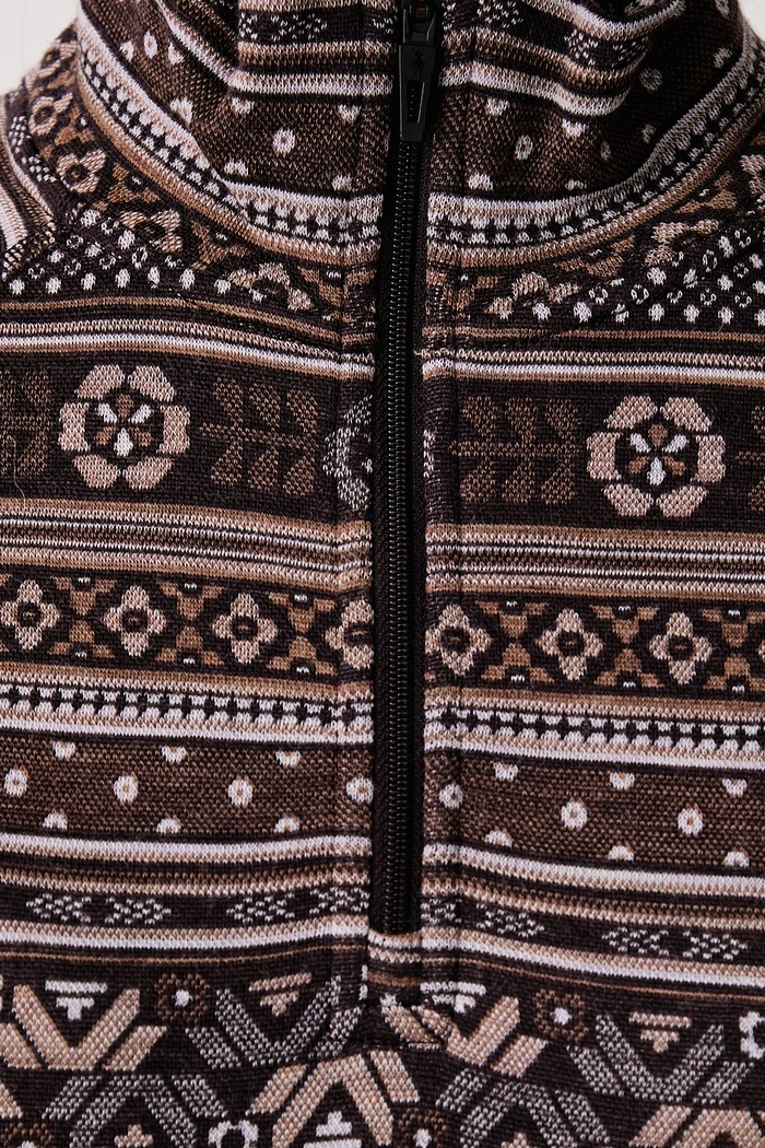 Longsleeve termoaktywny damski z wełny merino Smartwool brązowy SW002829R351