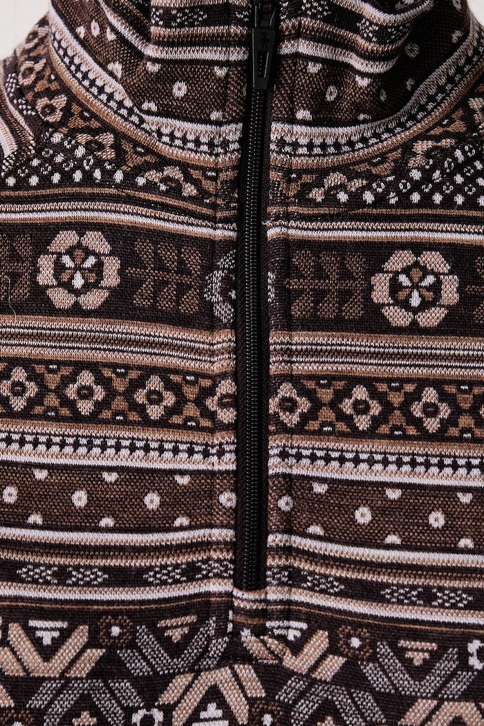 Longsleeve termoaktywny damski z wełny merino Smartwool brązowy SW002829R351