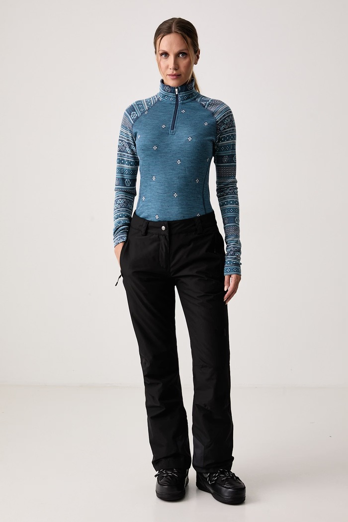 Smartwool Longsleeve termoaktywny damski z wełny merino SW002829R341 niebieski AW26