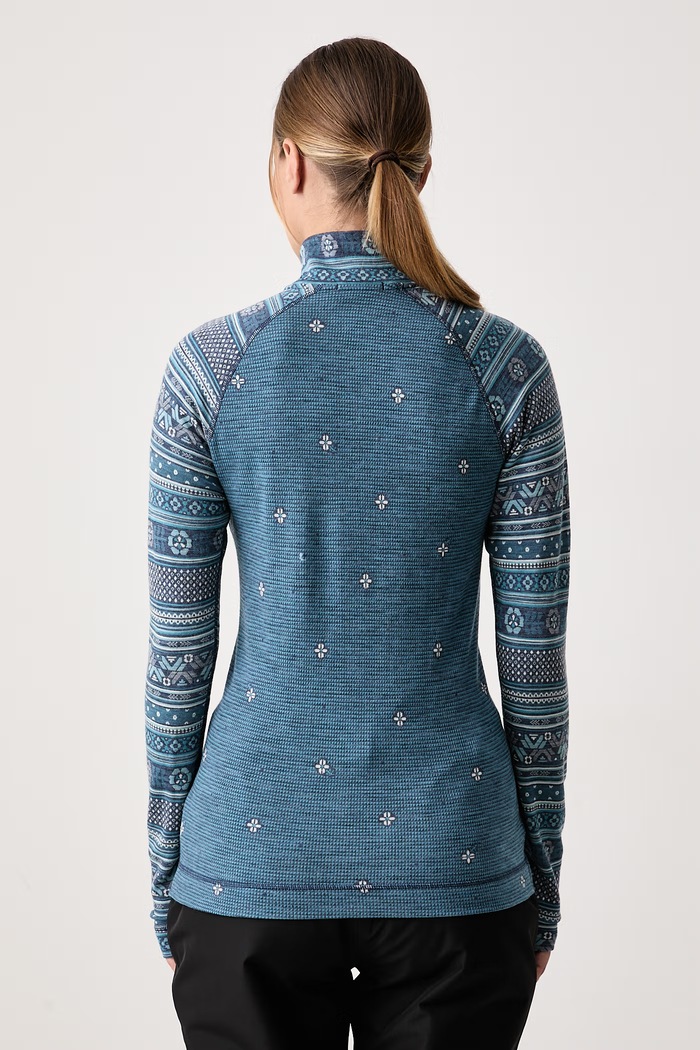 Odzież Smartwool Longsleeve termoaktywny damski z wełny merino SW002829R341 niebieski