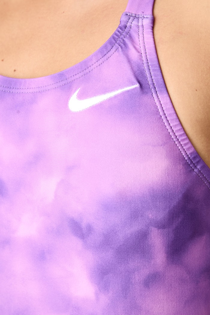 Strój kąpielowy jednoczęściowy damski Nike NESSG022 fioletowy