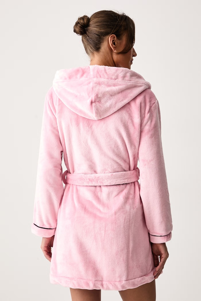 Juicy Couture Халат дамски LOTTLE CREST PLUSH JCYRB226857 розов AW26
