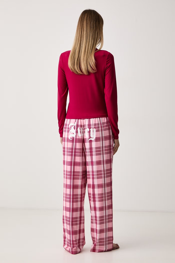 Nočná košeľa dámska HEIRESS SET Juicy Couture JCYPJ226854 červená