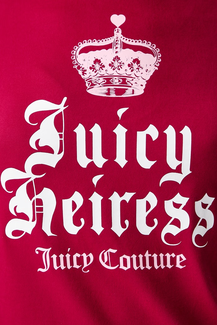 Nočná košeľa dámska HEIRESS SET Juicy Couture červená JCYPJ226854