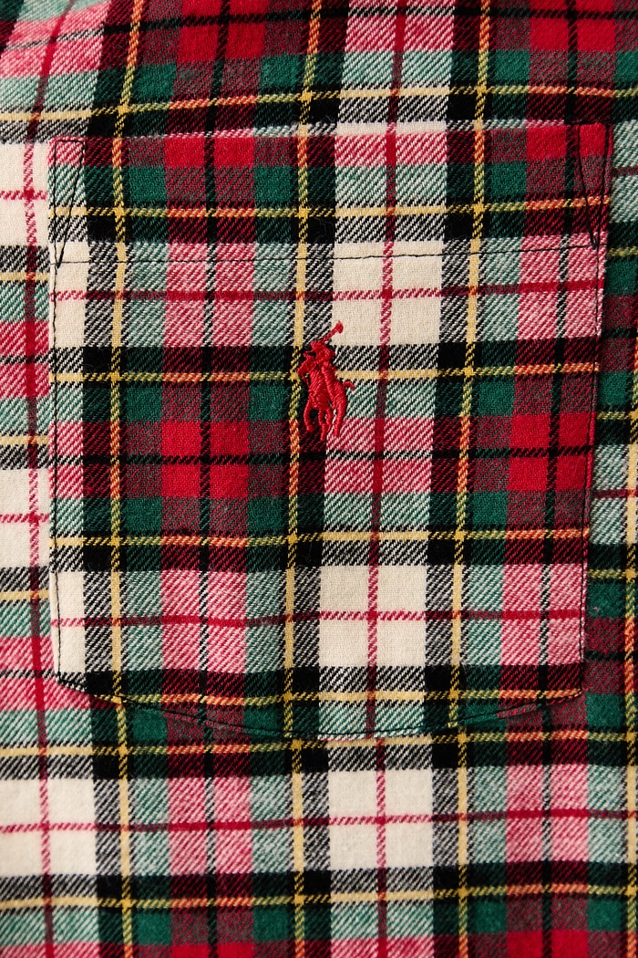 Koszula nocna damska bawełniana Polo Ralph Lauren 4P0559 bordowy