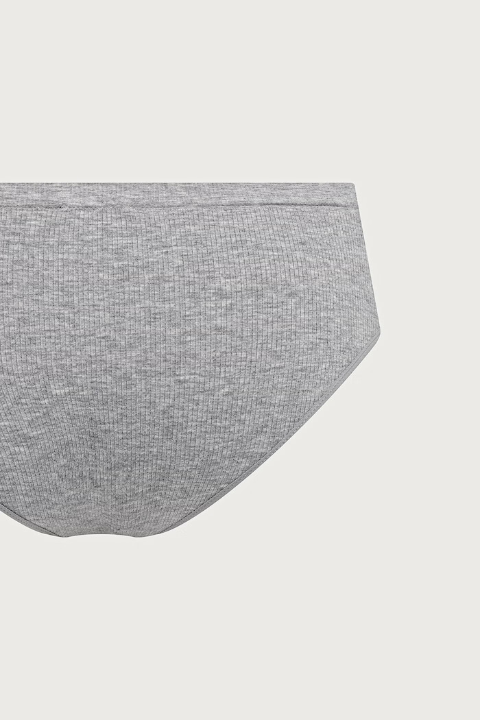 MM6 Maison Margiela Figi damskie z bawełną MKL740050 szary AW26