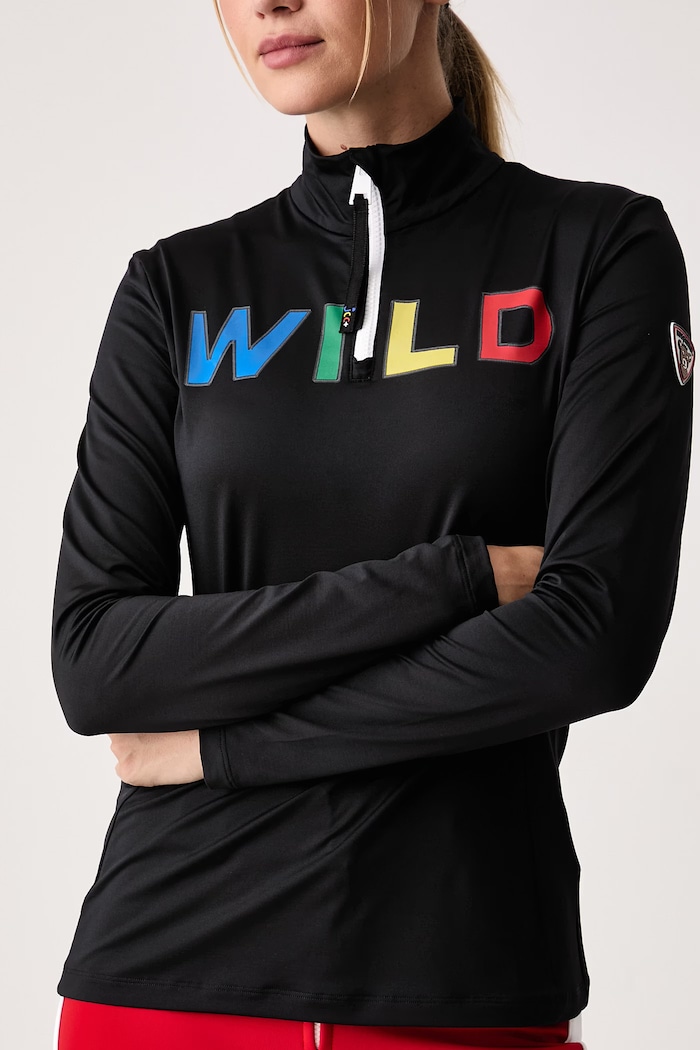 Odzież Rossignol Longsleeve funkcyjny damski JCC RLPWL08 czarny