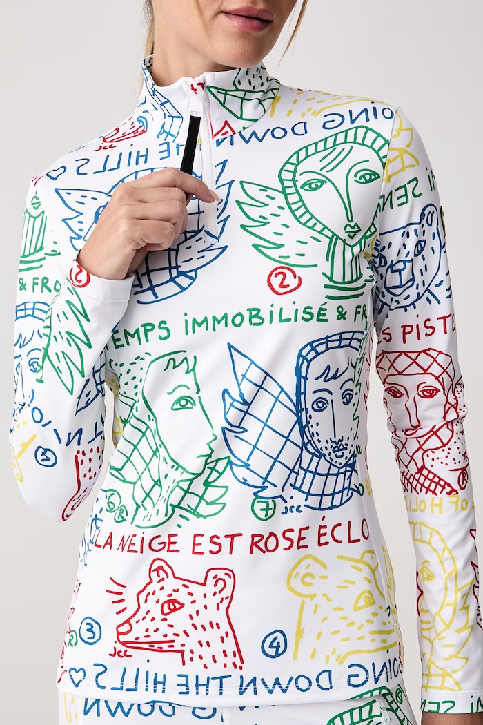Longsleeve funkcyjny damski JCC Rossignol RLPWL08 multicolor