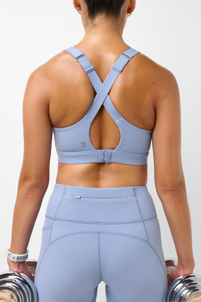 Biustonosz sportowy Power Pulse Sweaty Betty SB10044 niebieski