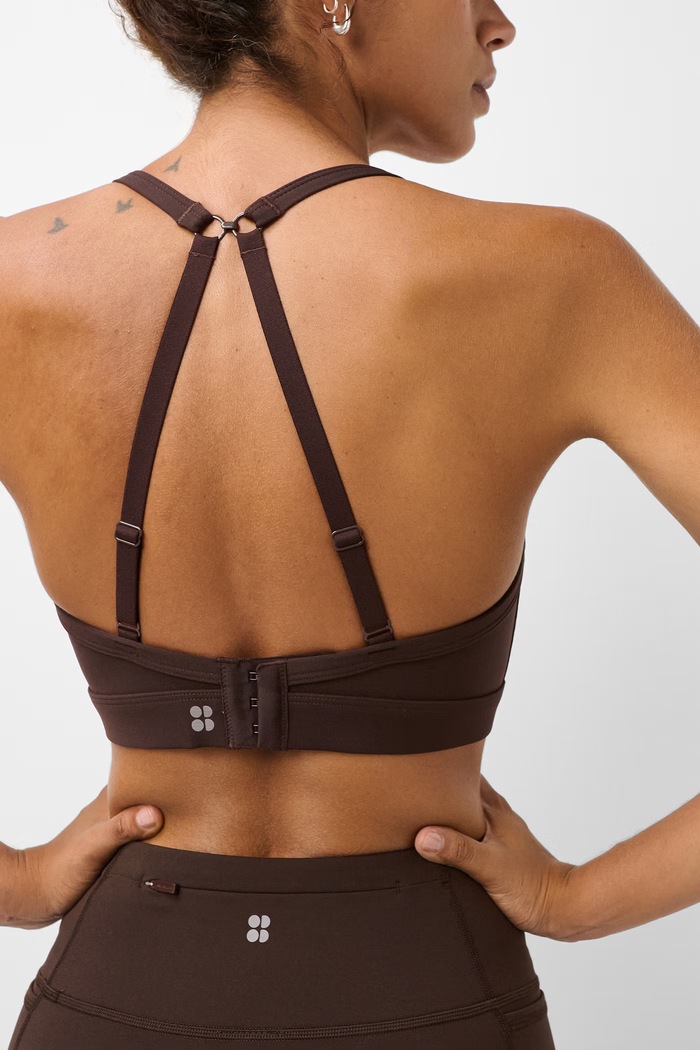 Biustonosz sportowy Empower Sweaty Betty brązowy SB10489