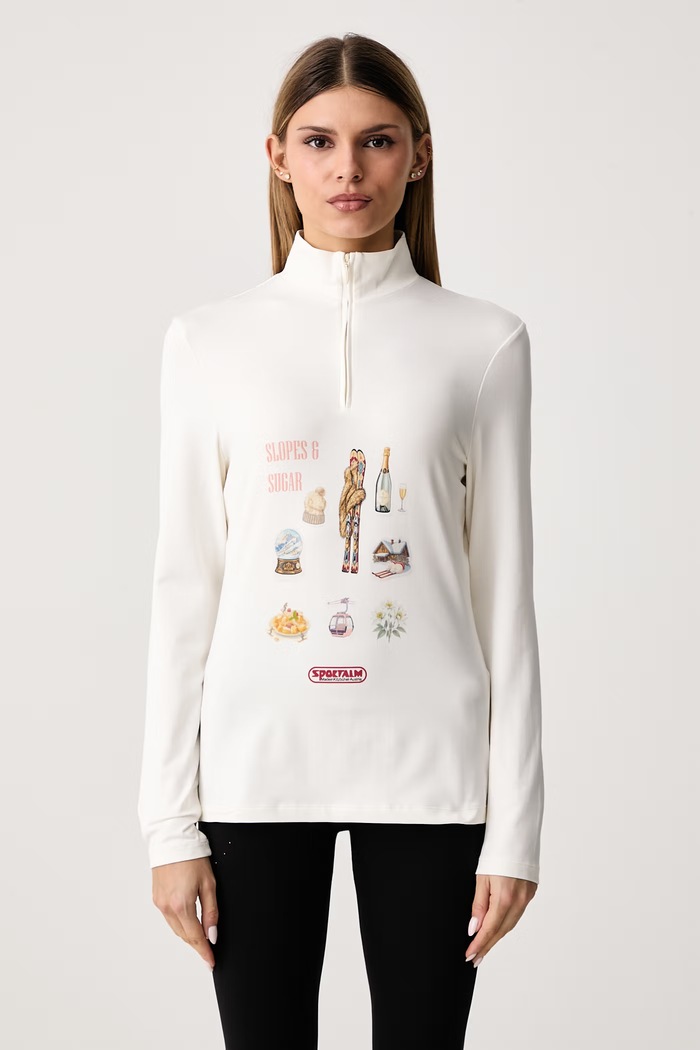 Sportalm Longsleeve funkcyjny damski Kyoto beżowy 300060
