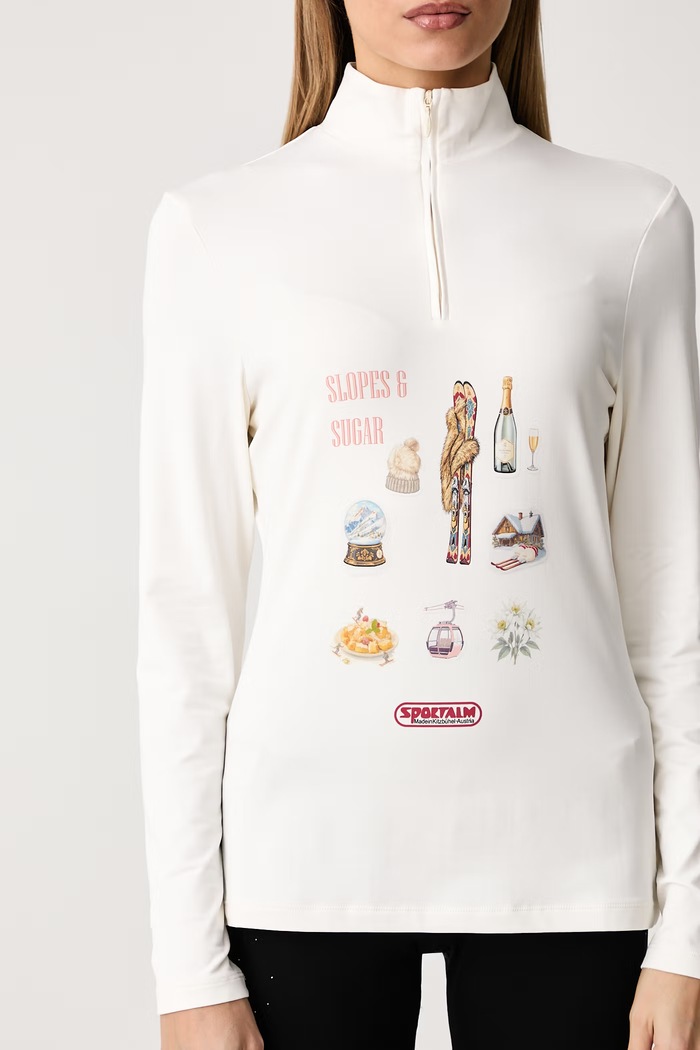 Odzież Sportalm Longsleeve funkcyjny damski Kyoto 300060 beżowy