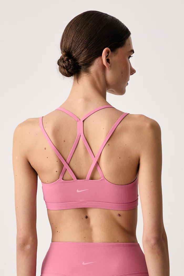 Odzież Nike Biustonosz sportowy Zenvy Strappy IB9847.641 różowy