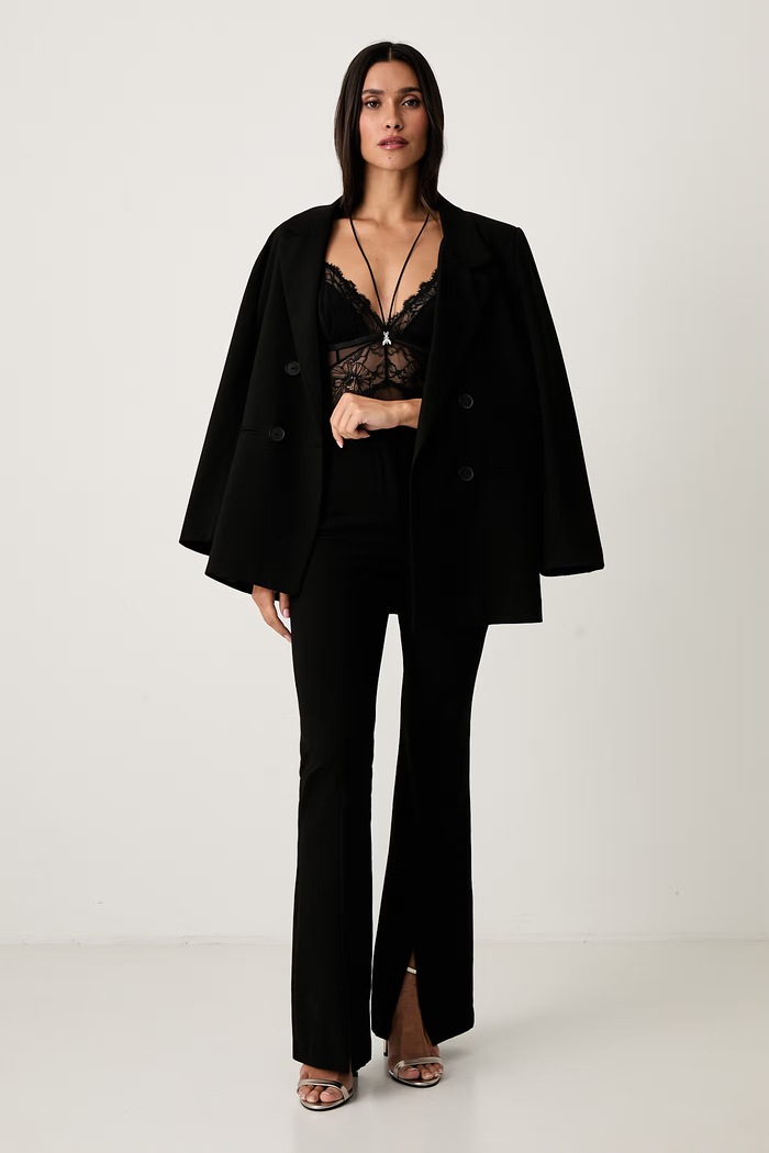 Patrizia Pepe Body damskie 2I0029.A602 czarny AW26
