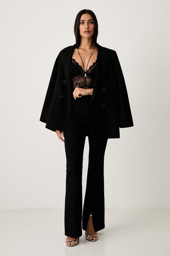 Patrizia Pepe Body damskie 2I0029.A602 czarny AW26