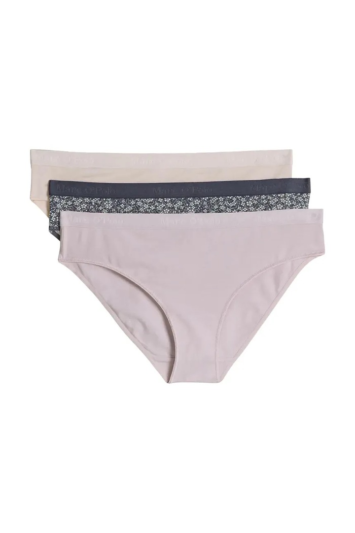 Marc O'Polo Figi damskie bawełniane z elastanem 3-pack multicolor 10228522