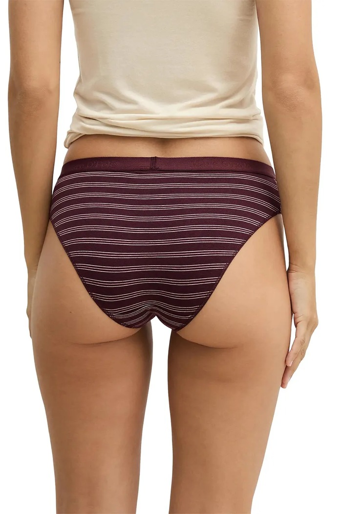 Odzież Marc O'Polo Figi damskie bawełniane z elastanem 3-pack 10228522 multicolor