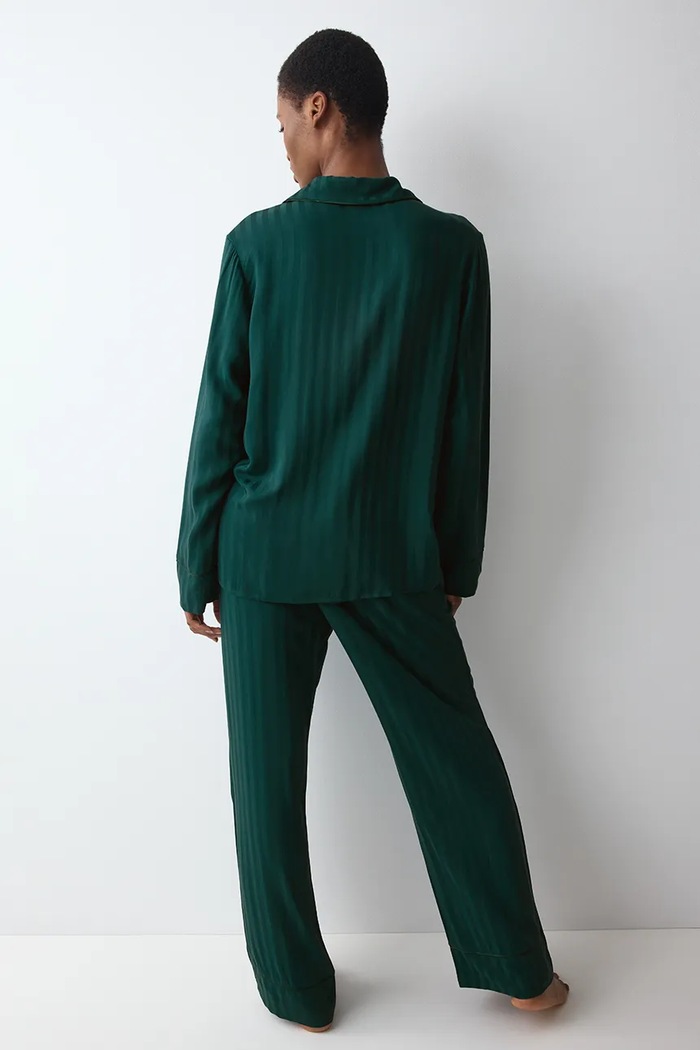 Triumph Pijama din două piese pentru femei din vâscoză 10225073 turcoaz AW26