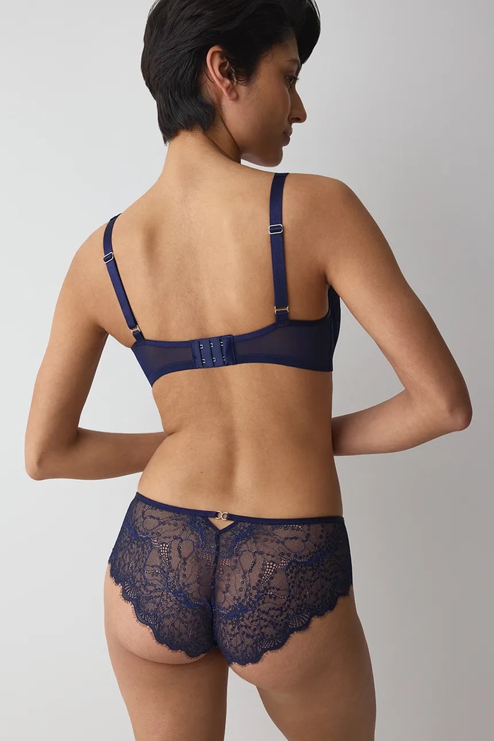 Triumph Balkonetka koronkowa 10228686 granatowy AW26