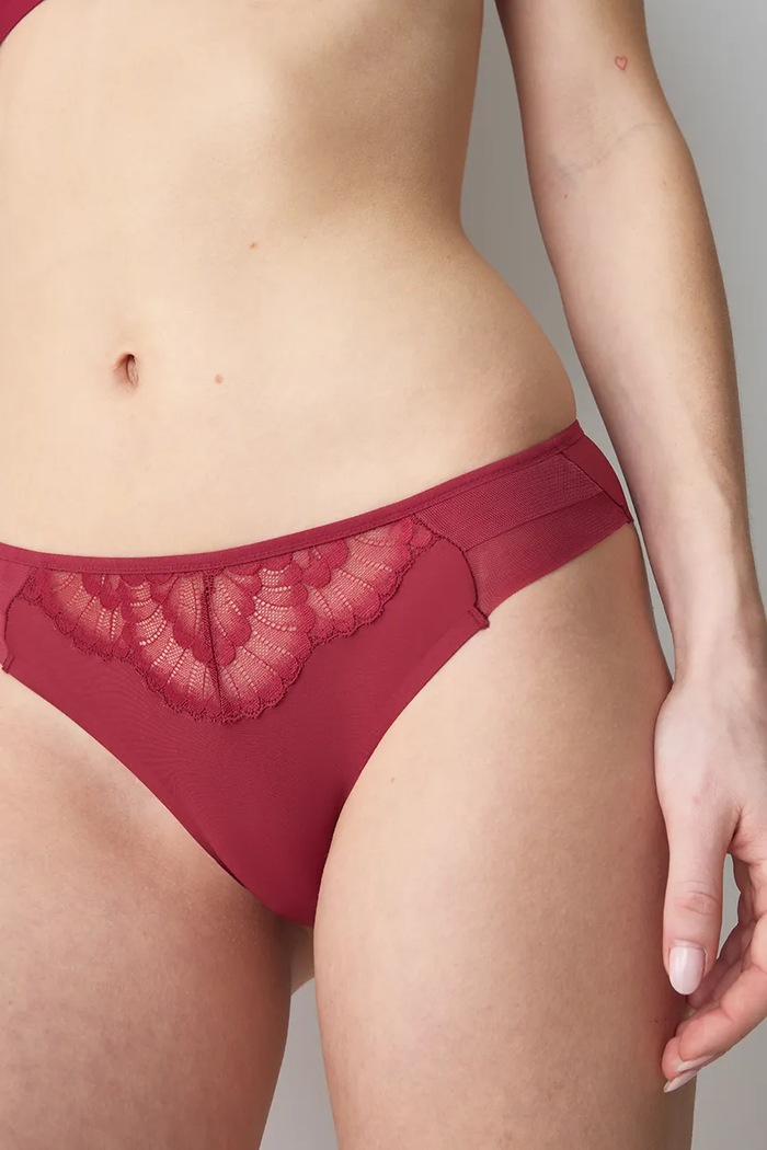 Figi damskie Triumph 10228653 bordowy