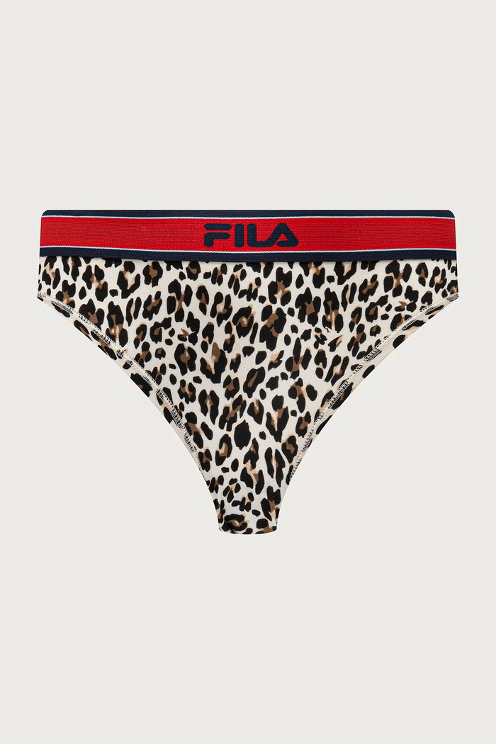Fila Stringi damskie z bawełną 3-pack FU6389.3 czerwony AW26
