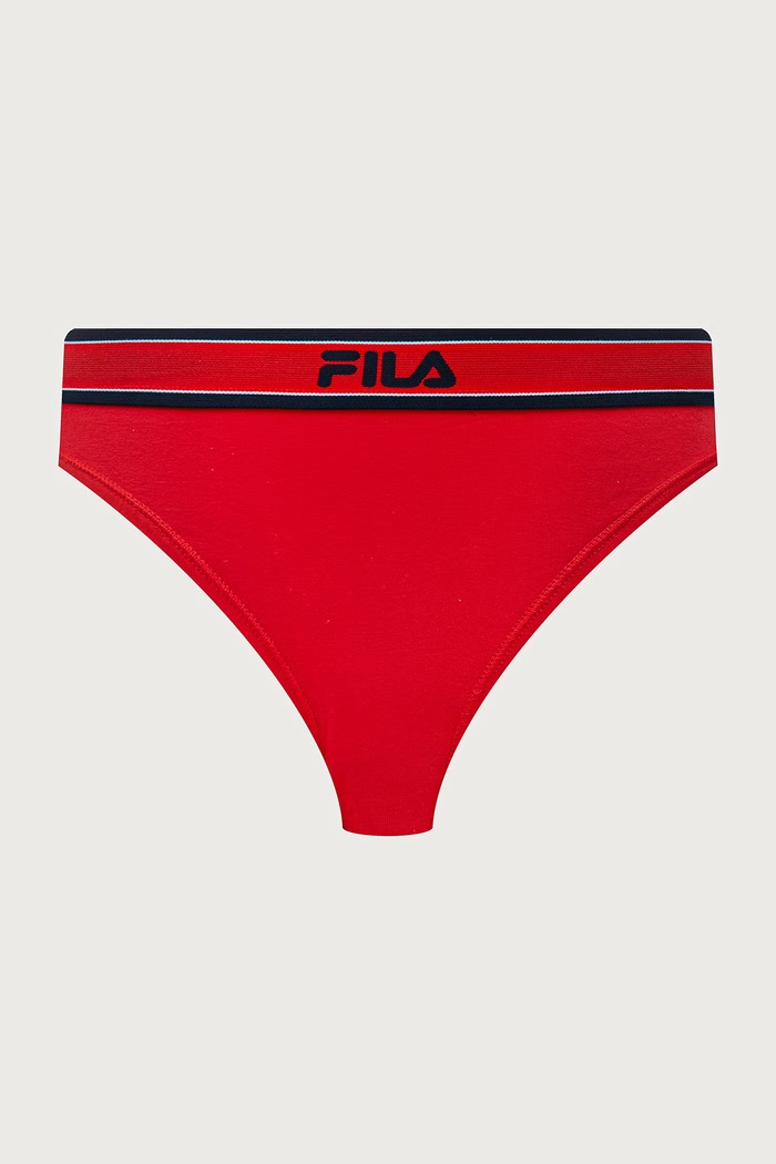 Odzież Fila Stringi damskie z bawełną 3-pack FU6389.3 czerwony