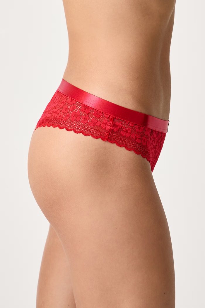 HUGO Stringi damskie SAVANA THONG 50570676 czerwony AW26