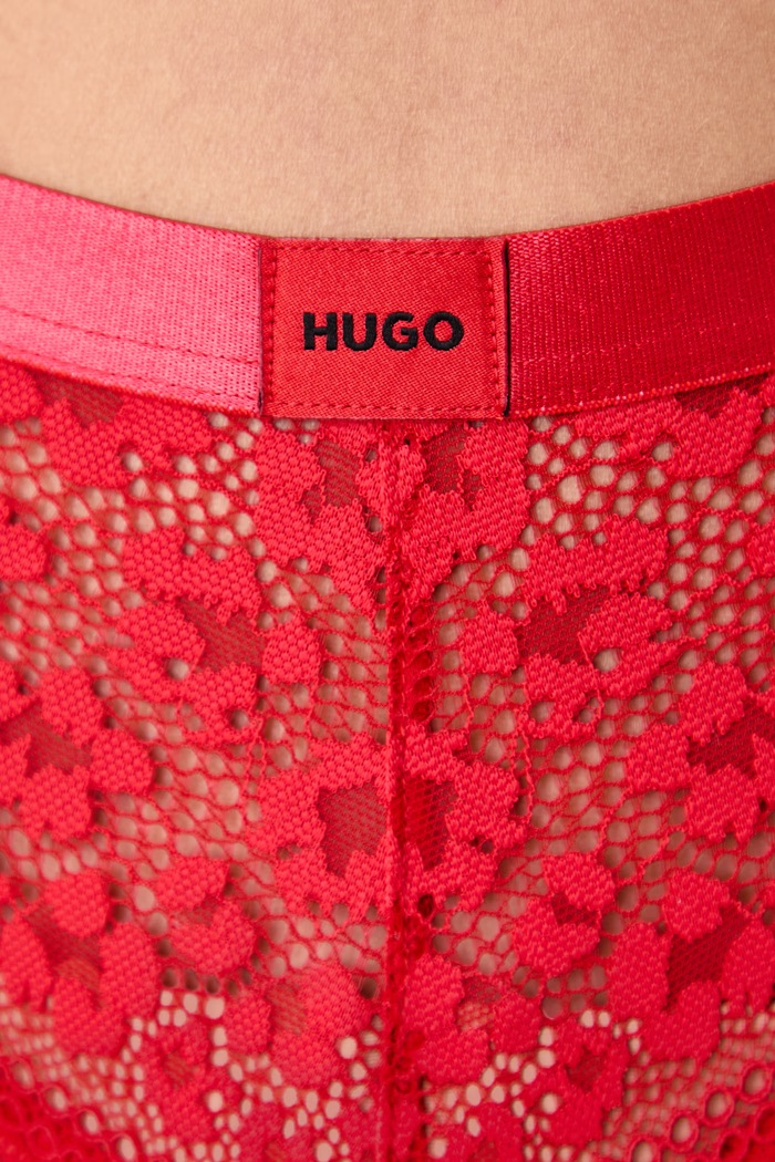 Kalhotky krajkové SAVANA BRIEF HUGO 50570656 červená