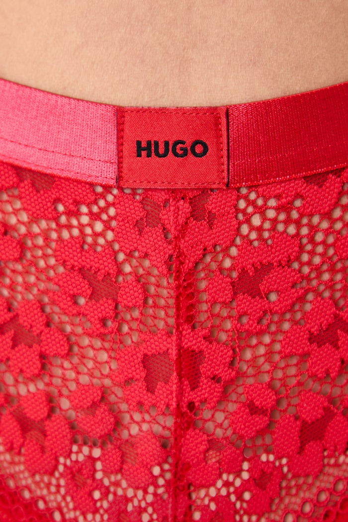 Kalhotky krajkové SAVANA BRIEF HUGO 50570656 červená