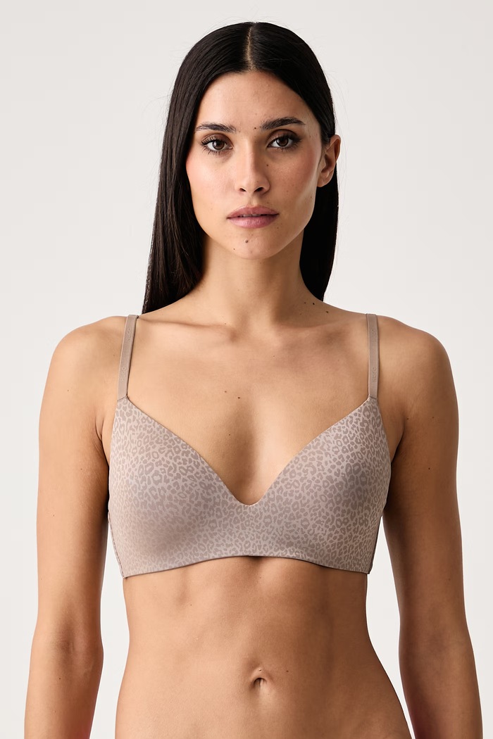 HUGO Biustonosz bezszwowy SHADOW BRALETTE PAD beżowy 50566798