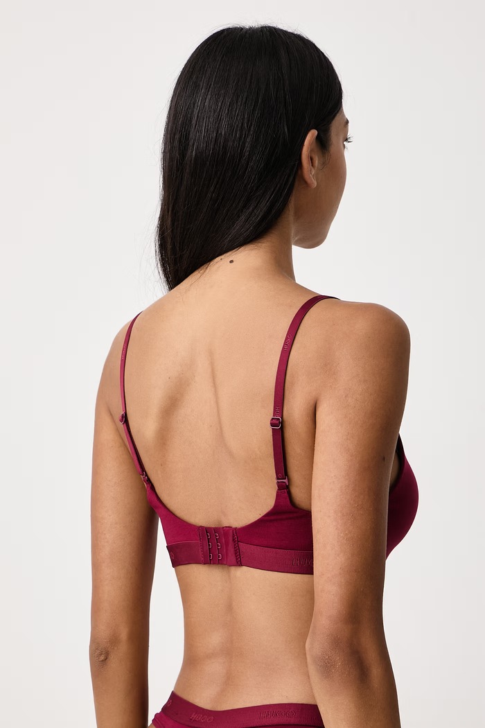 Odzież HUGO Braletka HUGO ID BRALETTE PAD 50557078 czerwony