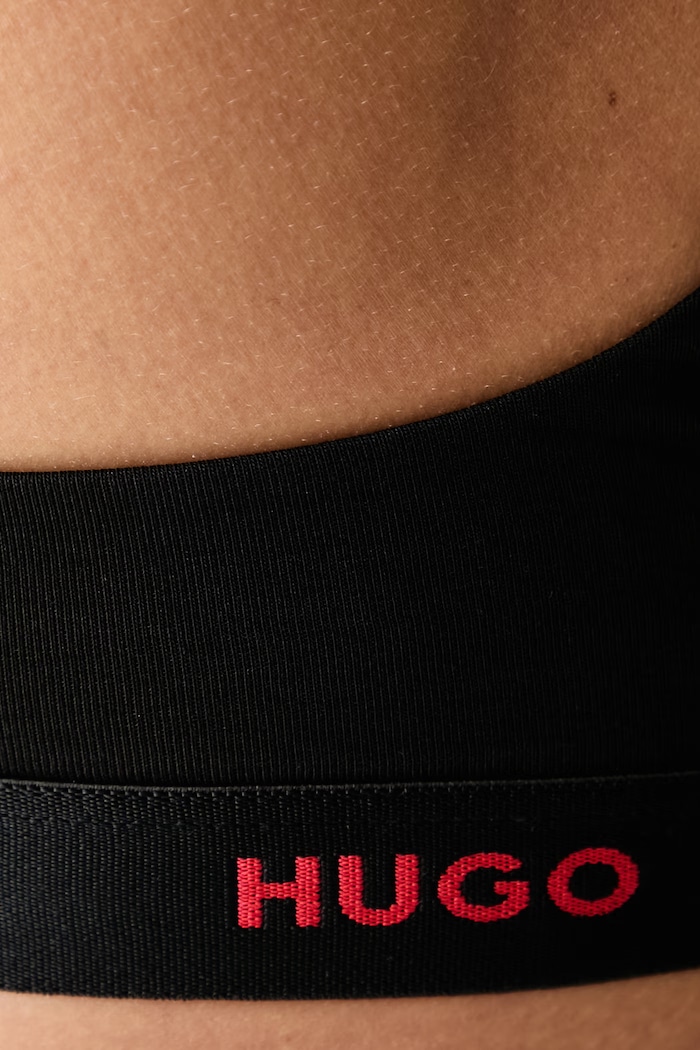 Одяг HUGO Бюстгальтер бралетт HUGO ID BRALETTE PAD 50557078 чорний