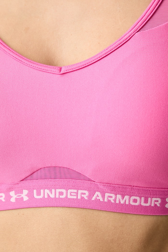 Odzież Under Armour Biustonosz sportowy Crossback Low 1386424.637 różowy