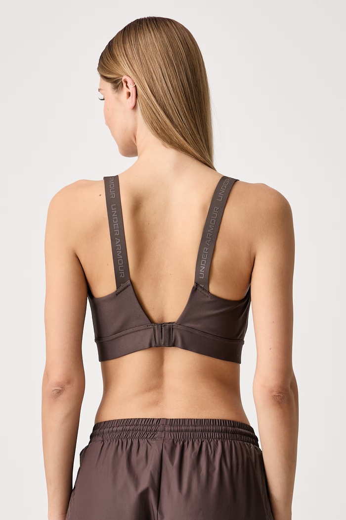 Odzież Under Armour Biustonosz sportowy Infinity 1384123.201 brązowy