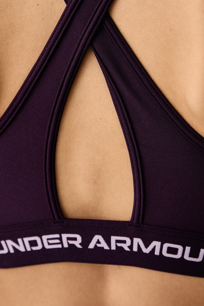 Biustonosz sportowy UA Crossback Under Armour fioletowy 1361034.526